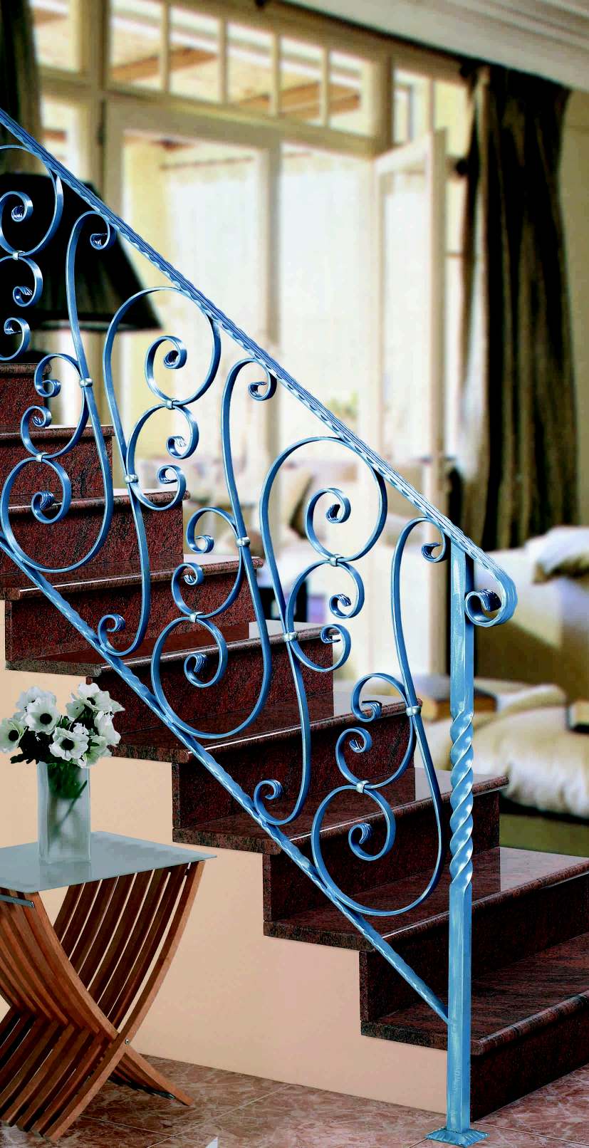 foto de un modelo de barandilla