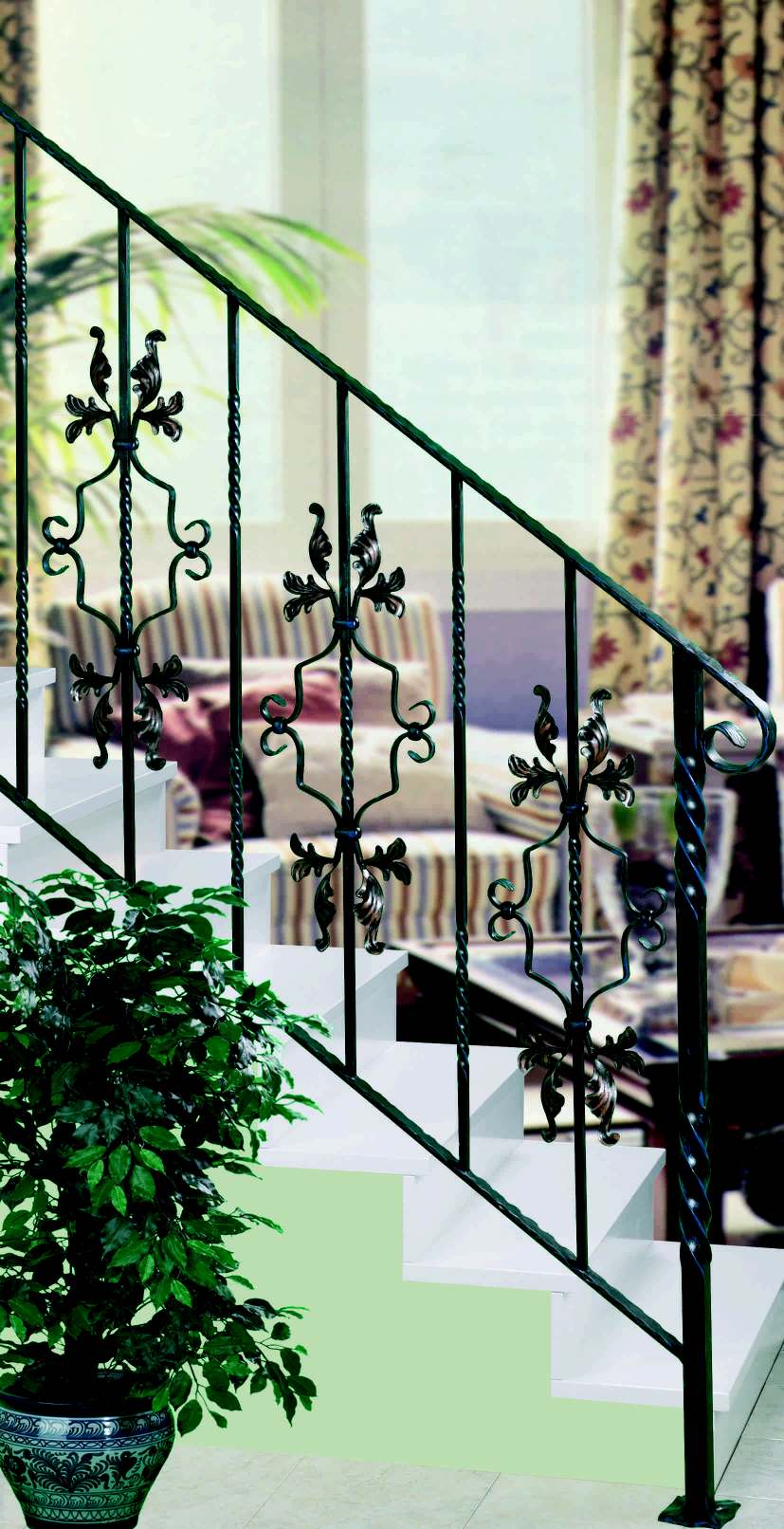 foto de un modelo de barandilla