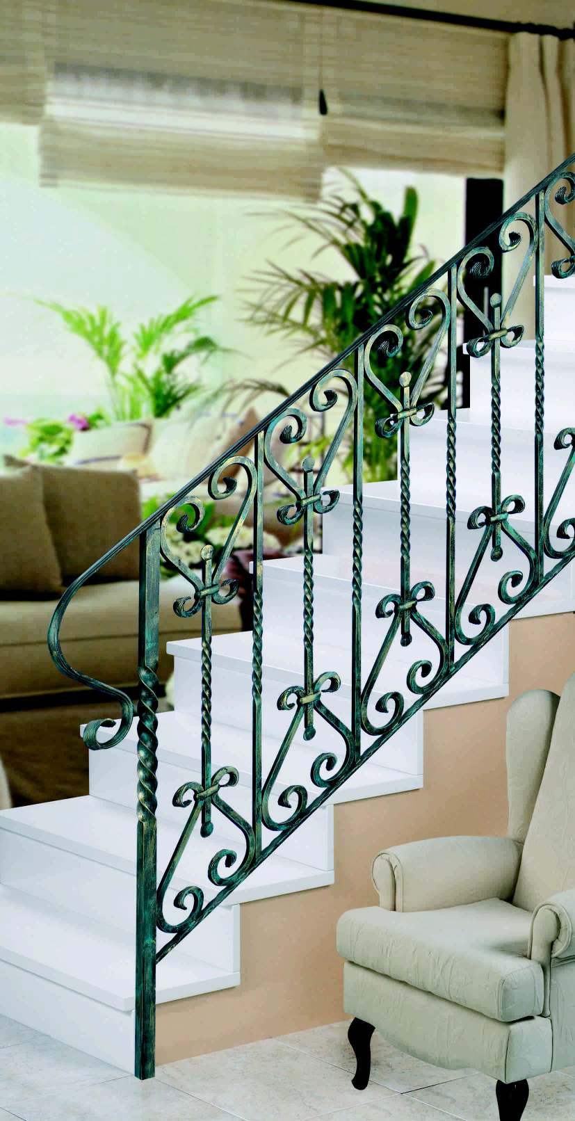 foto de un modelo de barandilla