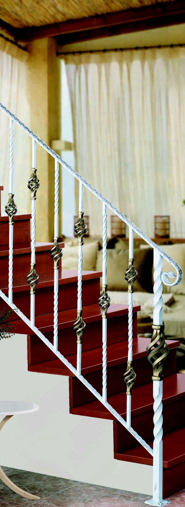 foto de un modelo de barandilla