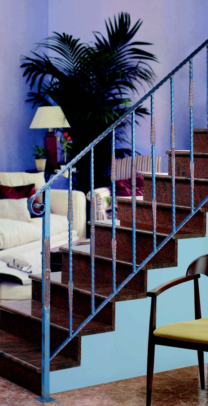 foto de un modelo de barandilla