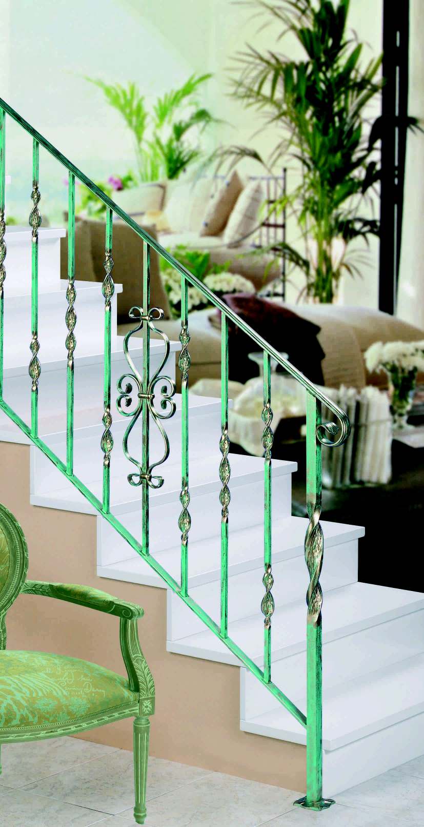 foto de un modelo de barandilla