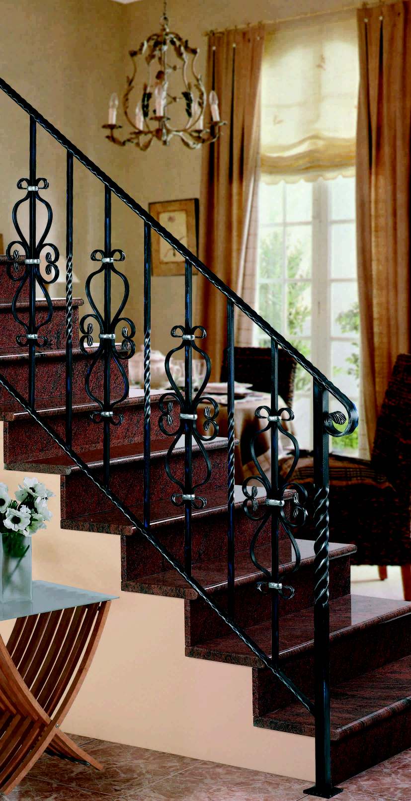 foto de un modelo de barandilla