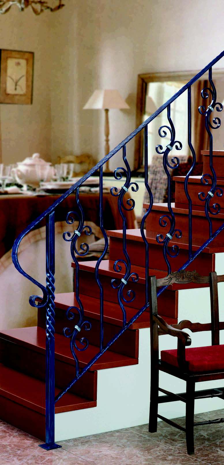 foto de un modelo de barandilla