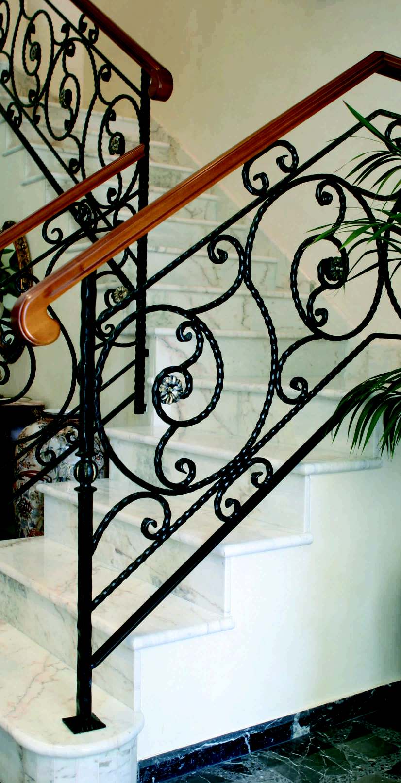 foto de un modelo de barandilla