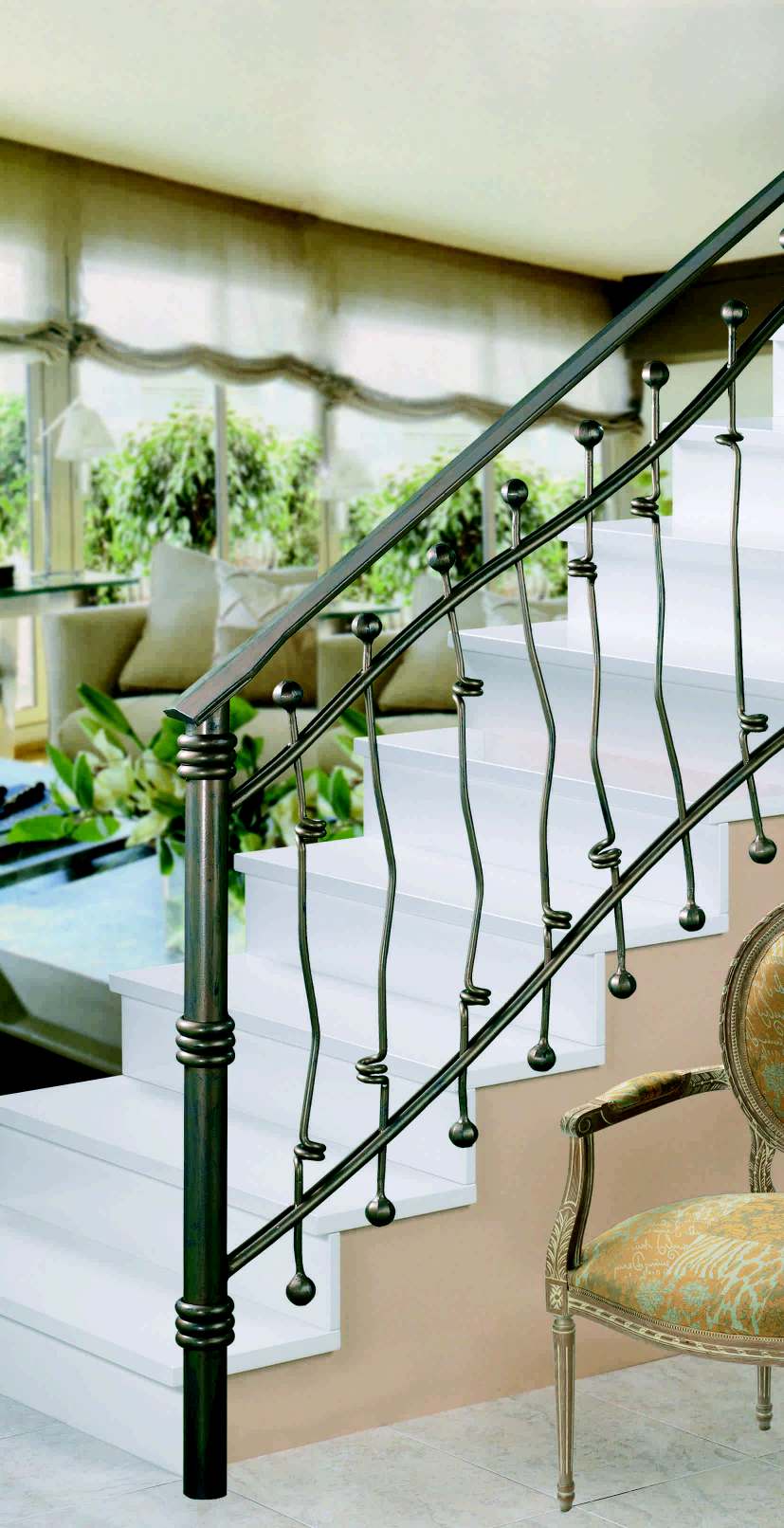 foto de un modelo de barandilla