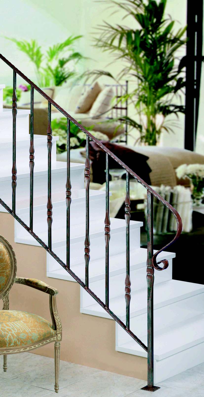 foto de un modelo de barandilla