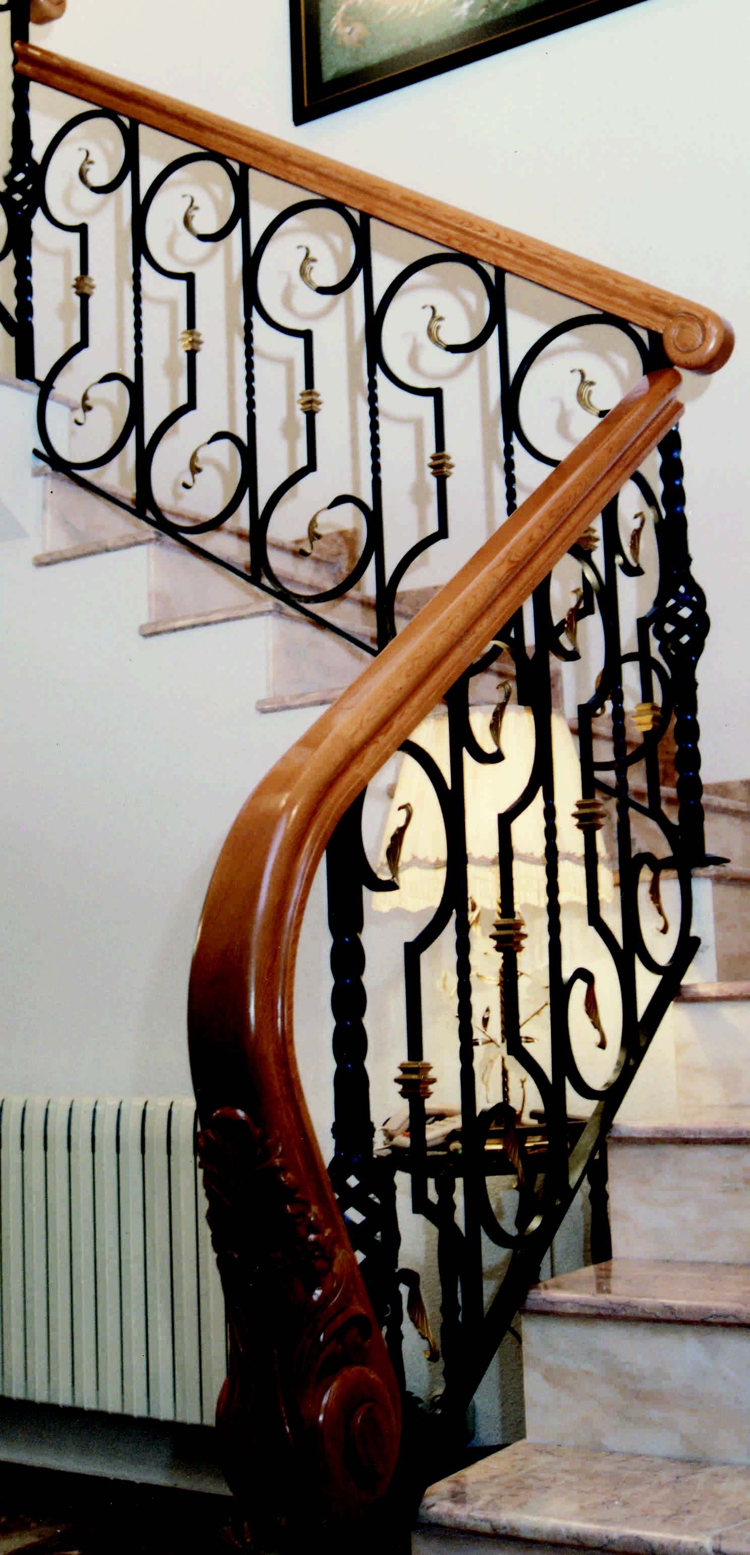 foto de un modelo de barandilla