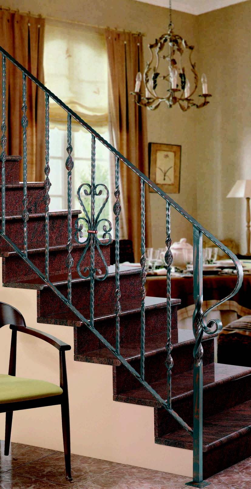 foto de un modelo de barandilla