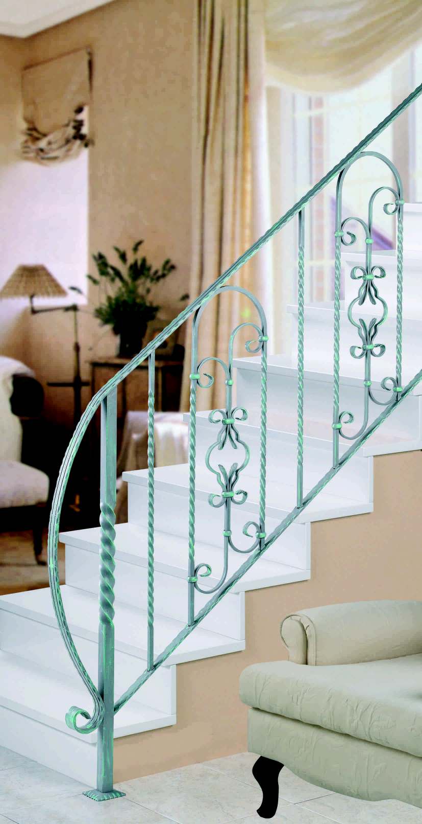 foto de un modelo de barandilla