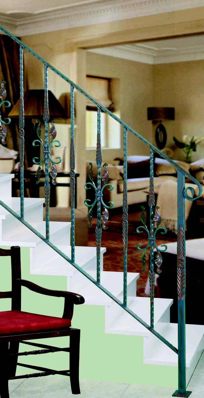 foto de un modelo de barandilla